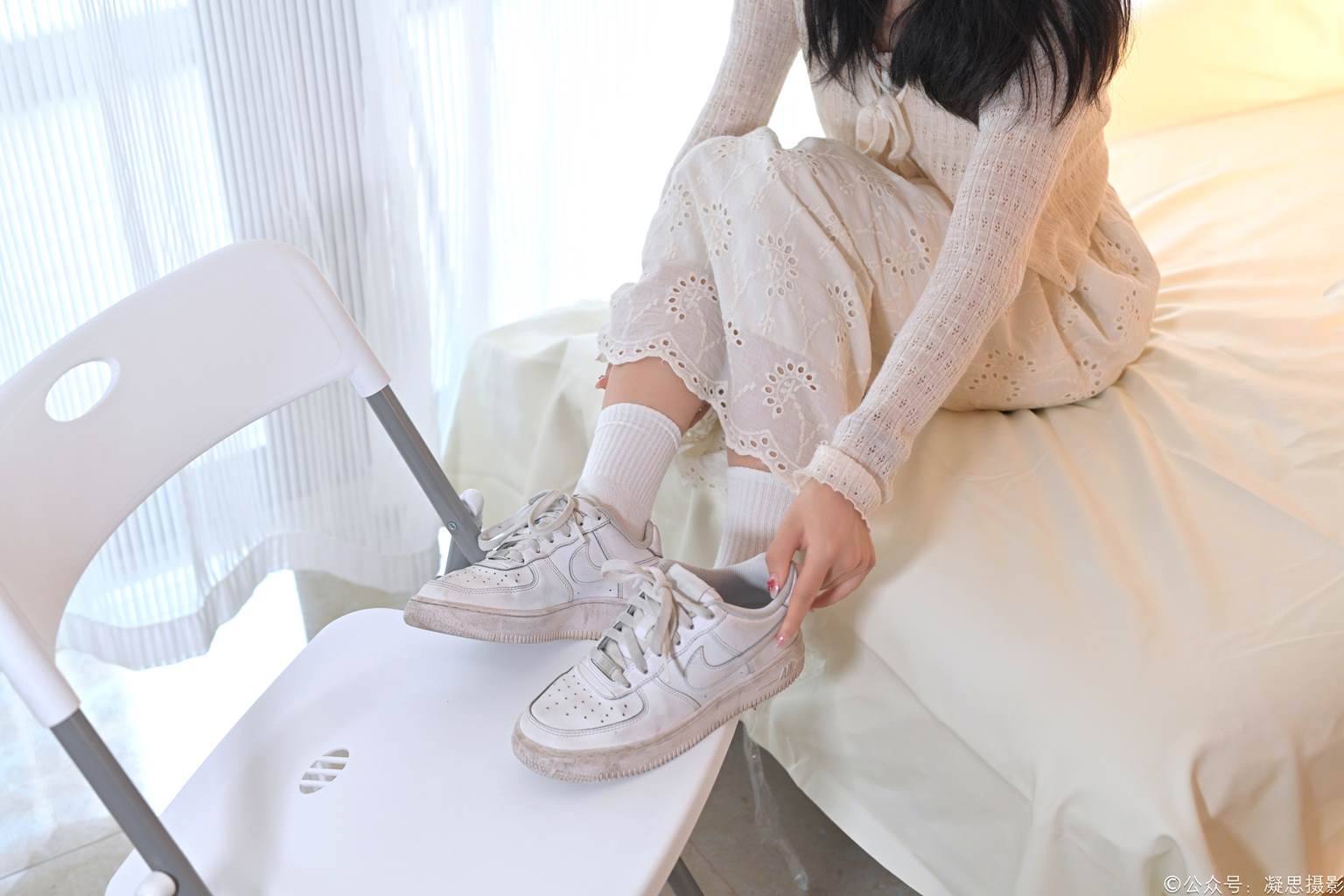 图片[24]-凝思摄影 NO.005 琦琦-连衣裙、短白袜、平底鞋[134P] – 速更版-美库