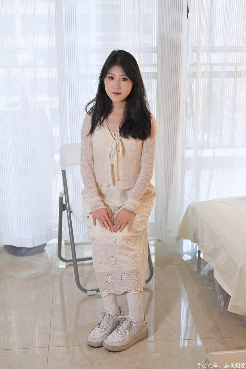 图片[126]-凝思摄影 NO.005 琦琦-连衣裙、短白袜、平底鞋[134P] – 速更版-美库