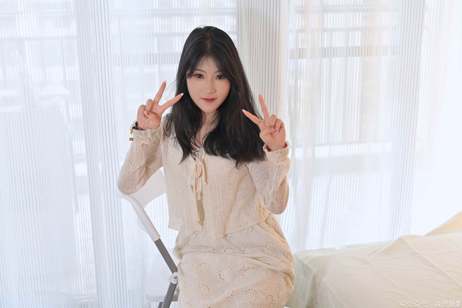 图片[132]-凝思摄影 NO.005 琦琦-连衣裙、短白袜、平底鞋[134P] – 速更版-美库