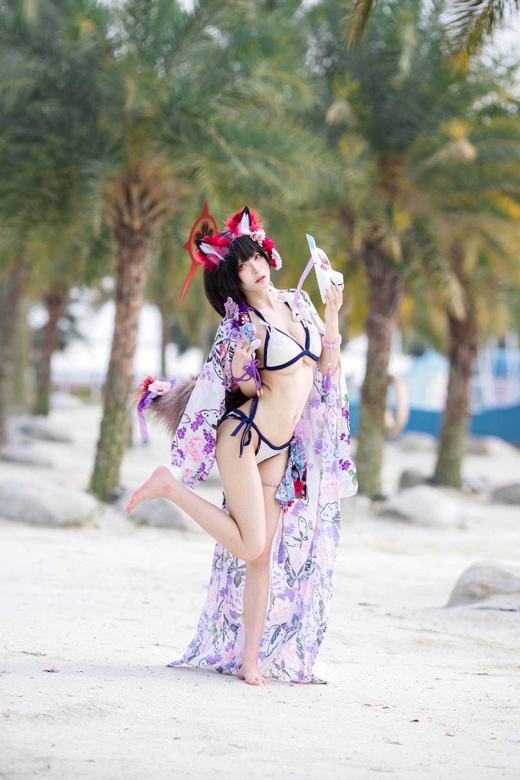 图片[11]-九柒喵 – 蔚蓝档案 狐坂若藻 泳装[19P] – 速更版-美库