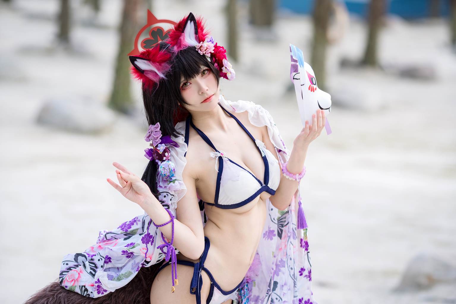 图片[14]-九柒喵 – 蔚蓝档案 狐坂若藻 泳装[19P] – 速更版-美库