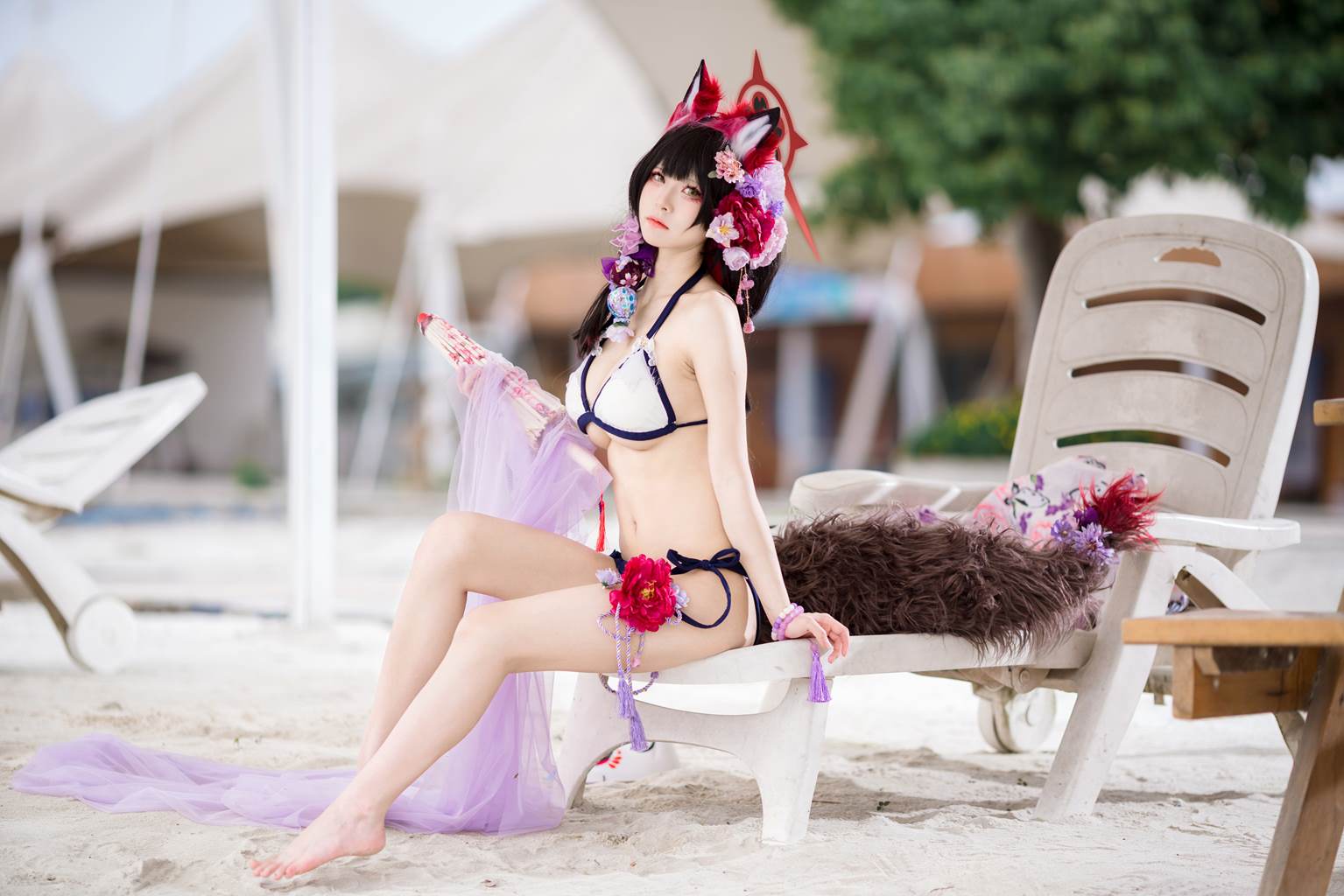 图片[17]-九柒喵 – 蔚蓝档案 狐坂若藻 泳装[19P] – 速更版-美库