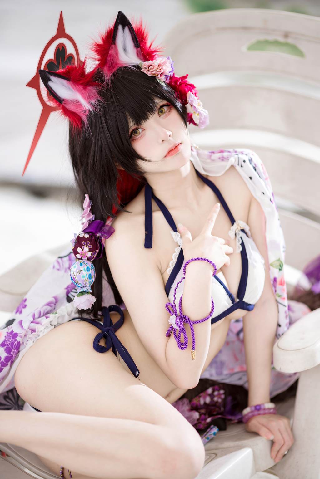 图片[19]-九柒喵 – 蔚蓝档案 狐坂若藻 泳装[19P] – 速更版-美库