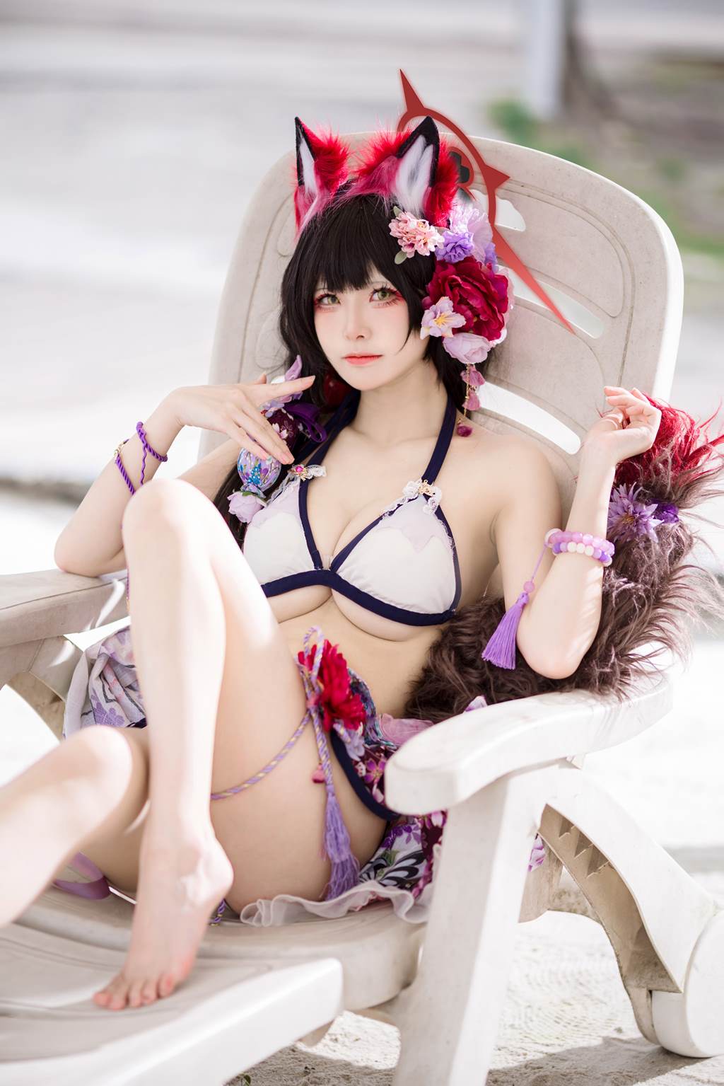 图片[20]-九柒喵 – 蔚蓝档案 狐坂若藻 泳装[19P] – 速更版-美库