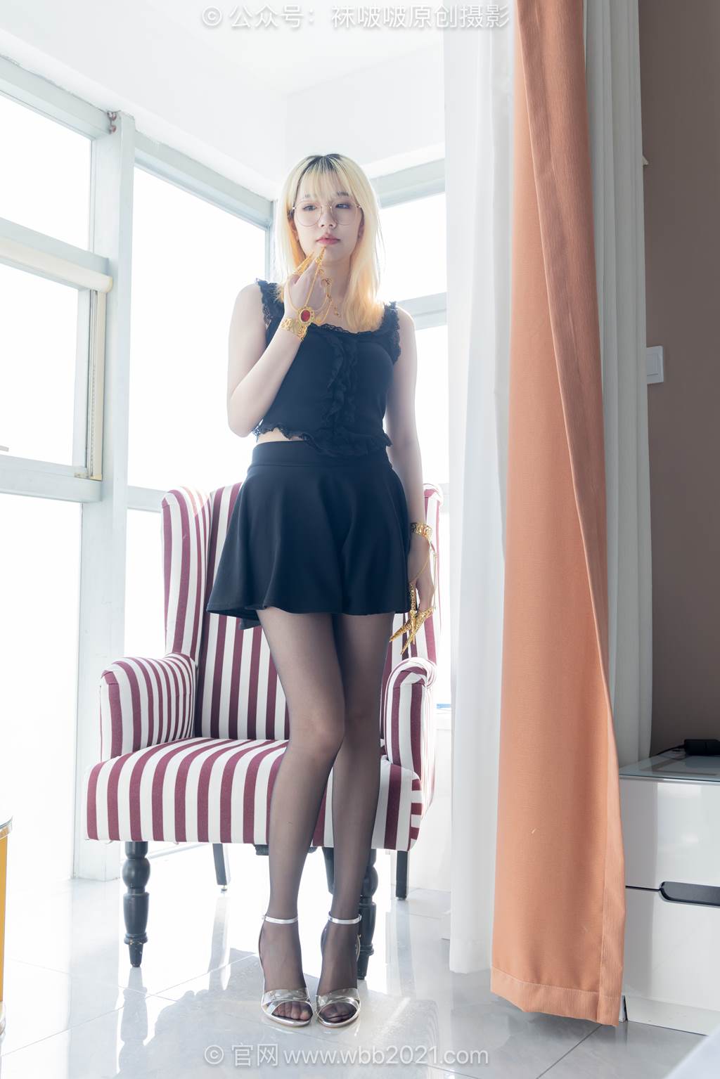 图片[10]-[BoBoSocks袜啵啵]NO.596 小甜豆-高跟鞋、高跟凉鞋、薄黑丝、裸足[150P] – 速更版-美库