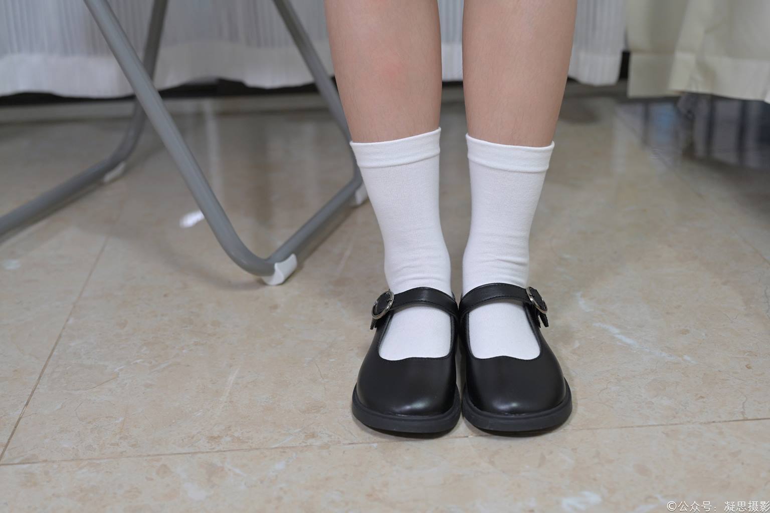 图片[17]-凝思摄影 NO.008 铃铃-短裙、短白袜、小皮鞋[134P] – 速更版-美库