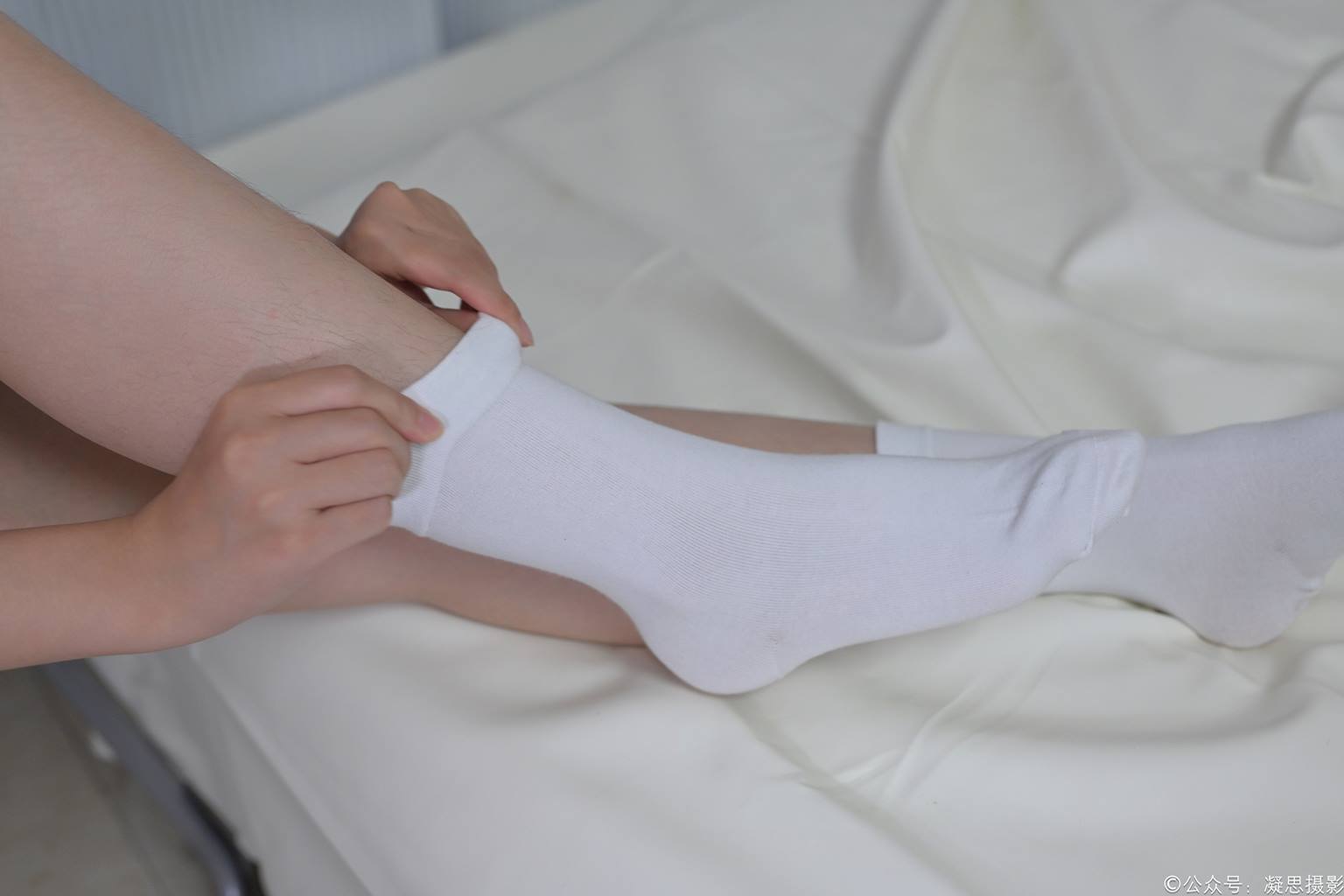 图片[115]-凝思摄影 NO.008 铃铃-短裙、短白袜、小皮鞋[134P] – 速更版-美库