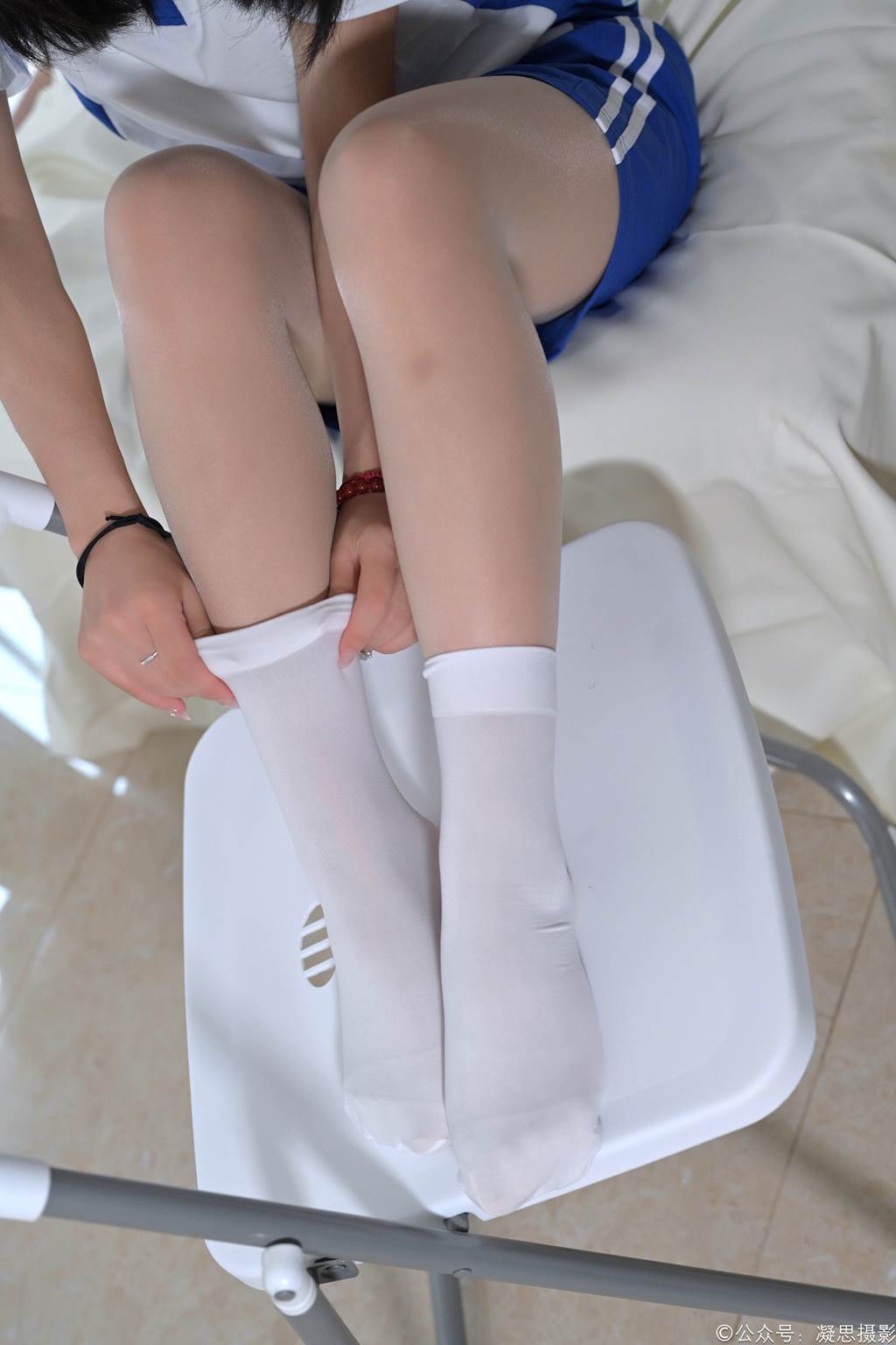图片[44]-凝思摄影 NO.009 琦琦-校服、短白丝、连裤肉丝、帆布鞋[136P] – 速更版-美库