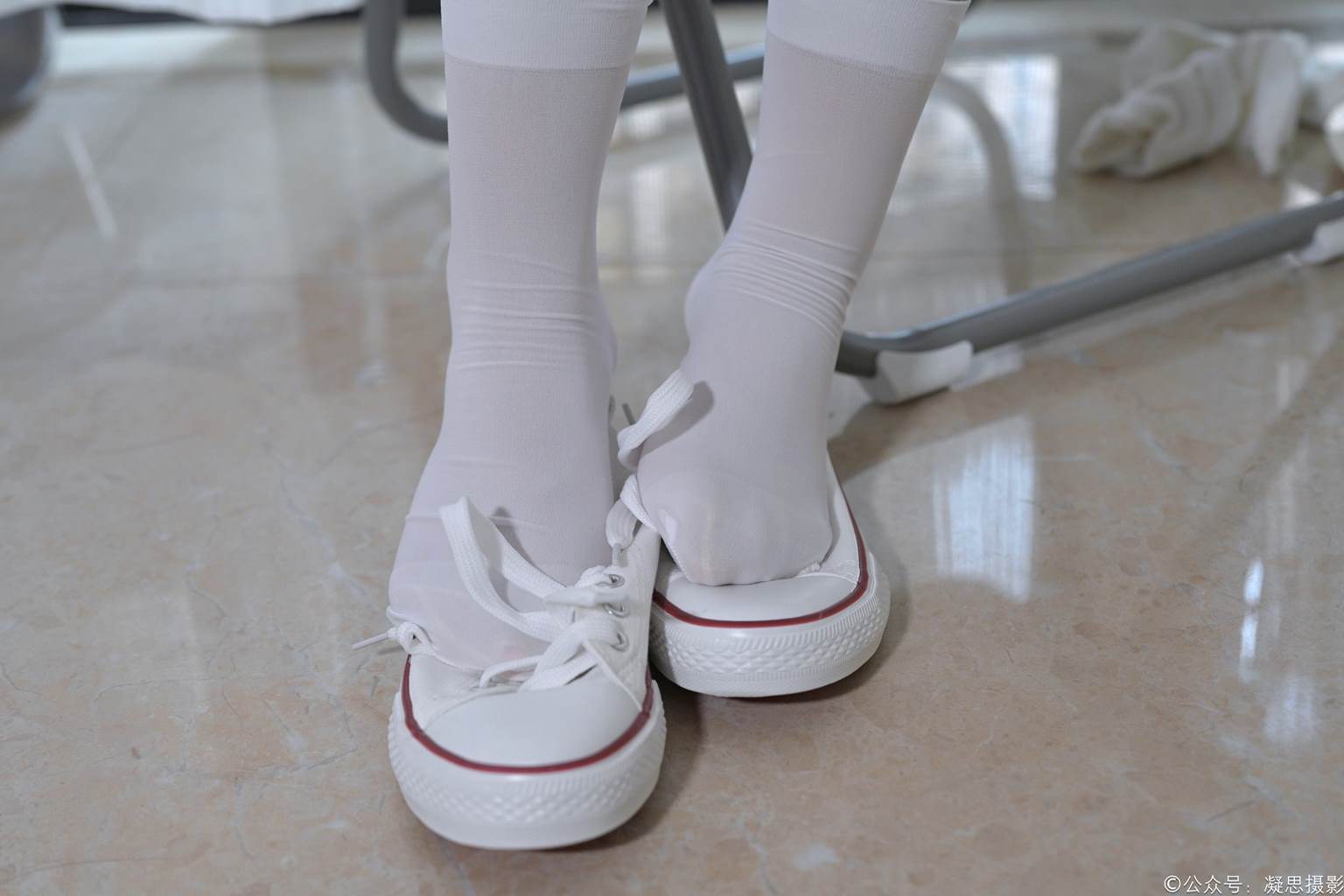 图片[66]-凝思摄影 NO.009 琦琦-校服、短白丝、连裤肉丝、帆布鞋[136P] – 速更版-美库
