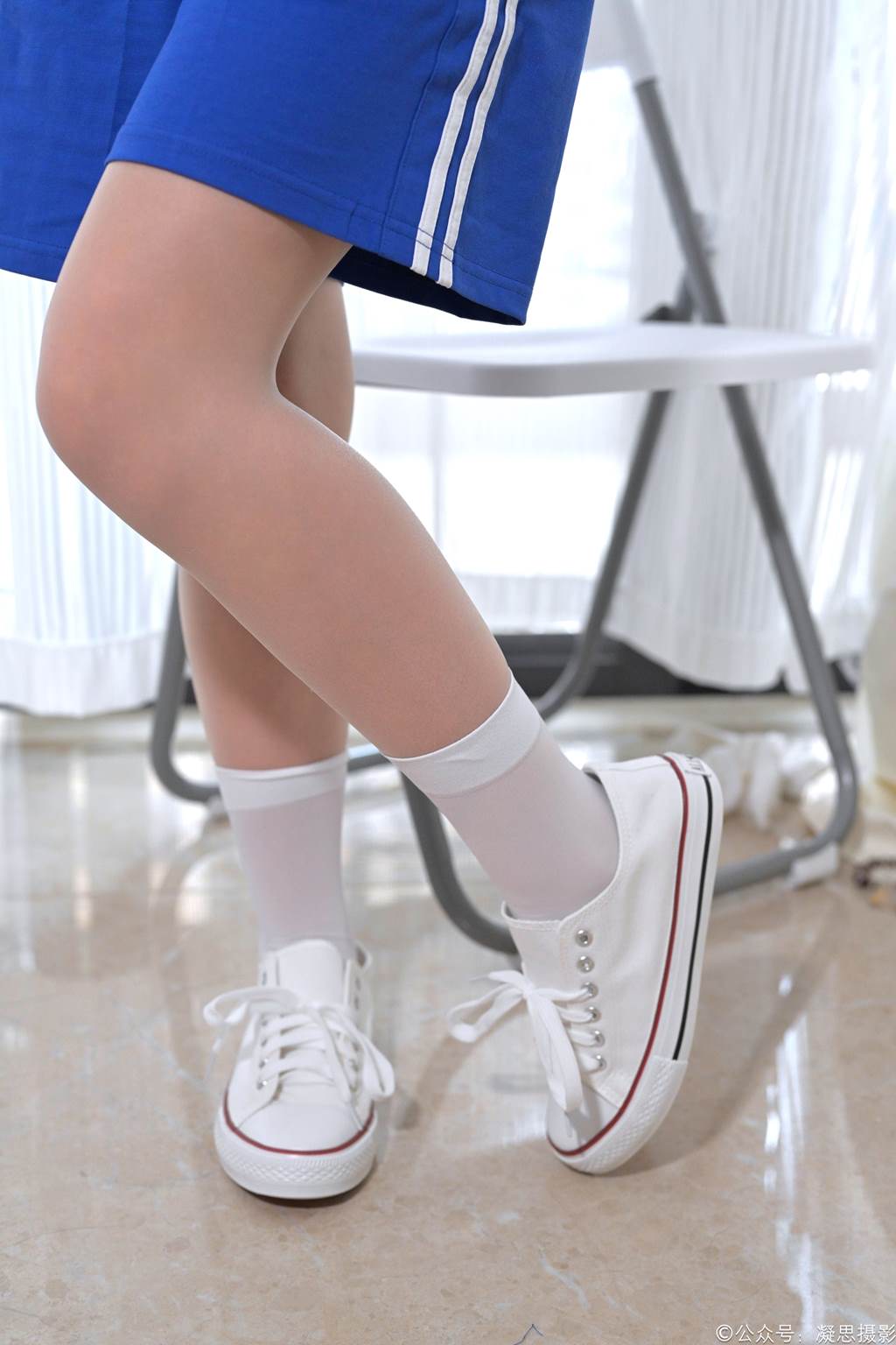 图片[118]-凝思摄影 NO.009 琦琦-校服、短白丝、连裤肉丝、帆布鞋[136P] – 速更版-美库