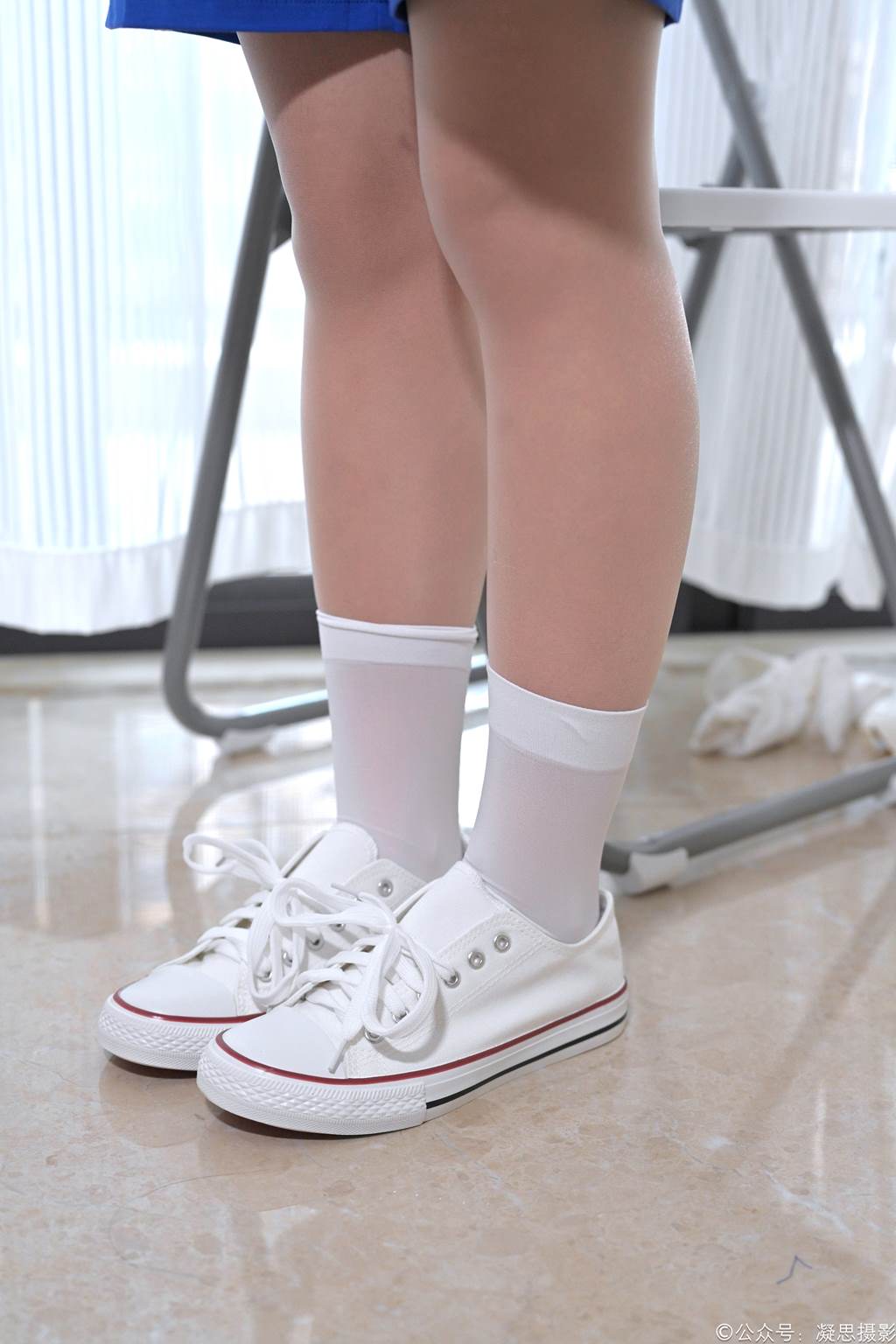 图片[120]-凝思摄影 NO.009 琦琦-校服、短白丝、连裤肉丝、帆布鞋[136P] – 速更版-美库