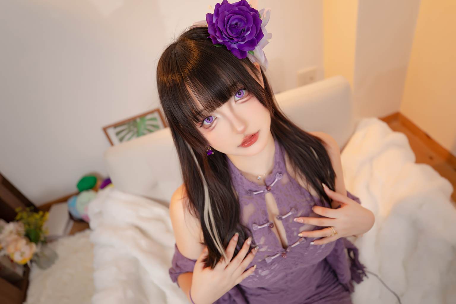 图片[20]-神楽板真冬 NO.265 – 紫色心情[33P] – 速更版-美库