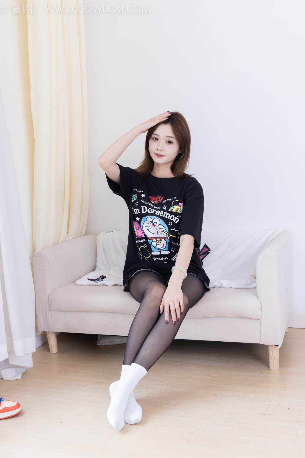 图片[70]-物恋传媒 NO.2473 橙子-板鞋、白棉袜、薄黑丝[135P] – 速更版-美库