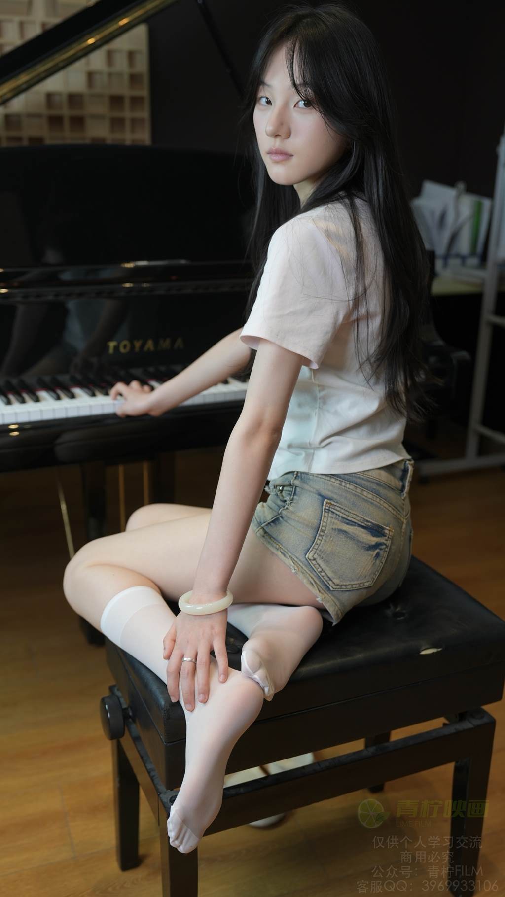 图片[10]-青柠映画 NO.000 – 阿慌 琴房秀玉足[220P] – 速更版-美库