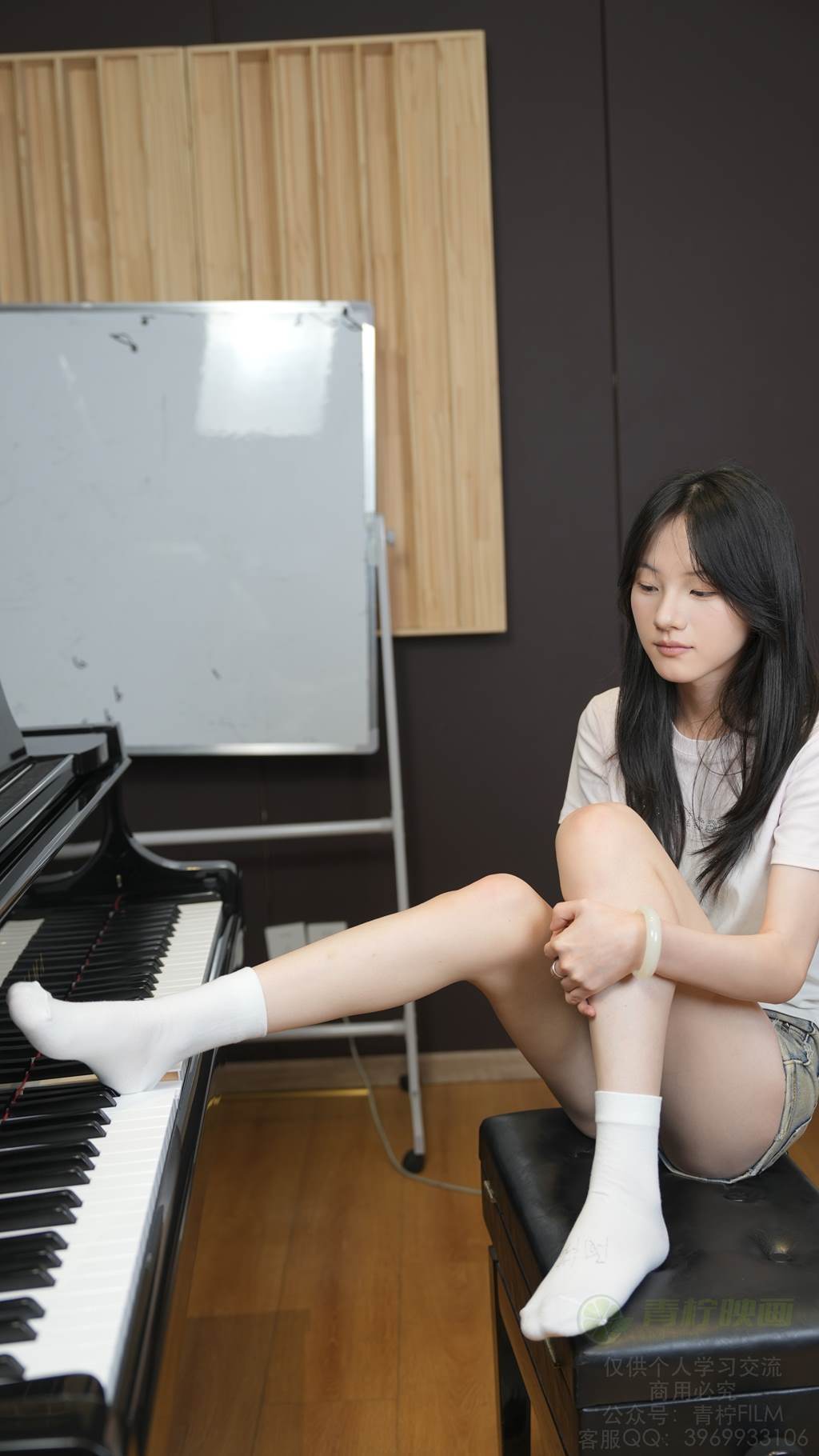 图片[16]-青柠映画 NO.000 – 阿慌 琴房秀玉足[220P] – 速更版-美库