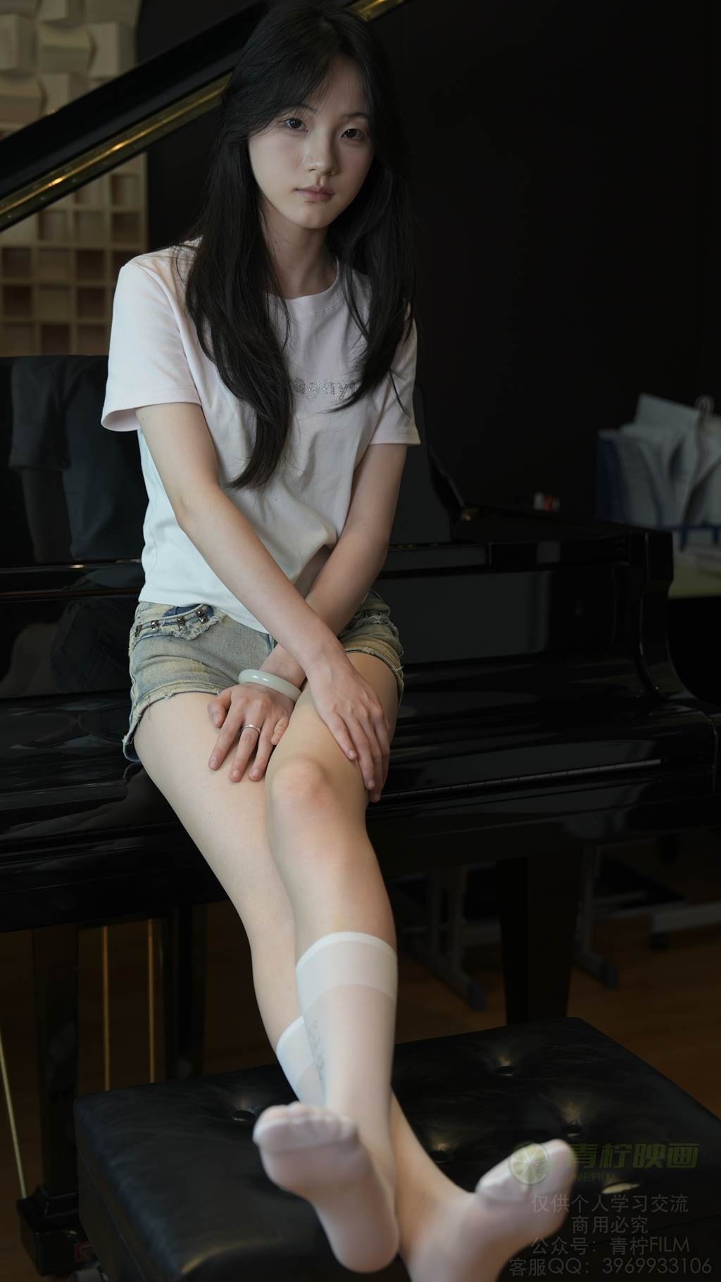 图片[77]-青柠映画 NO.000 – 阿慌 琴房秀玉足[220P] – 速更版-美库