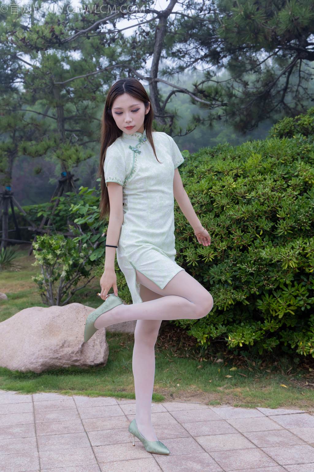 图片[13]-物恋传媒 NO.2477 泡泡-旗袍、高跟鞋、薄白丝[150P] – 速更版-美库