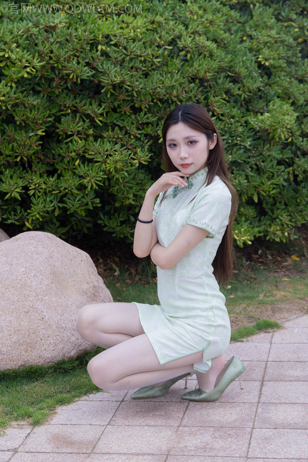 图片[15]-物恋传媒 NO.2477 泡泡-旗袍、高跟鞋、薄白丝[150P] – 速更版-美库