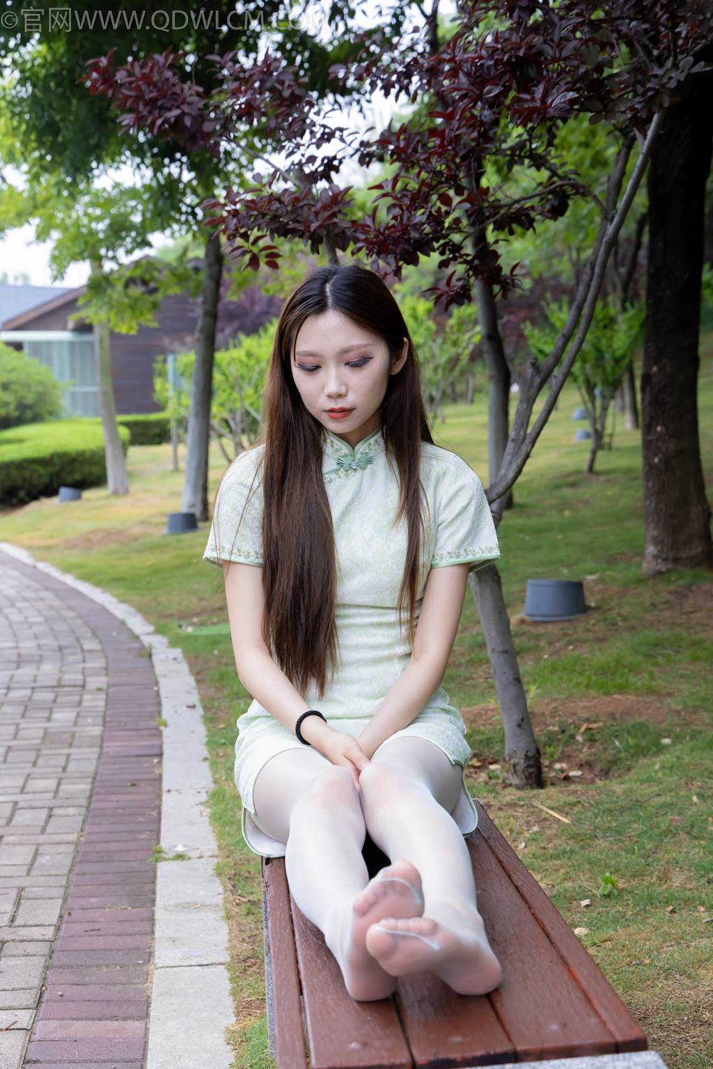 图片[25]-物恋传媒 NO.2477 泡泡-旗袍、高跟鞋、薄白丝[150P] – 速更版-美库