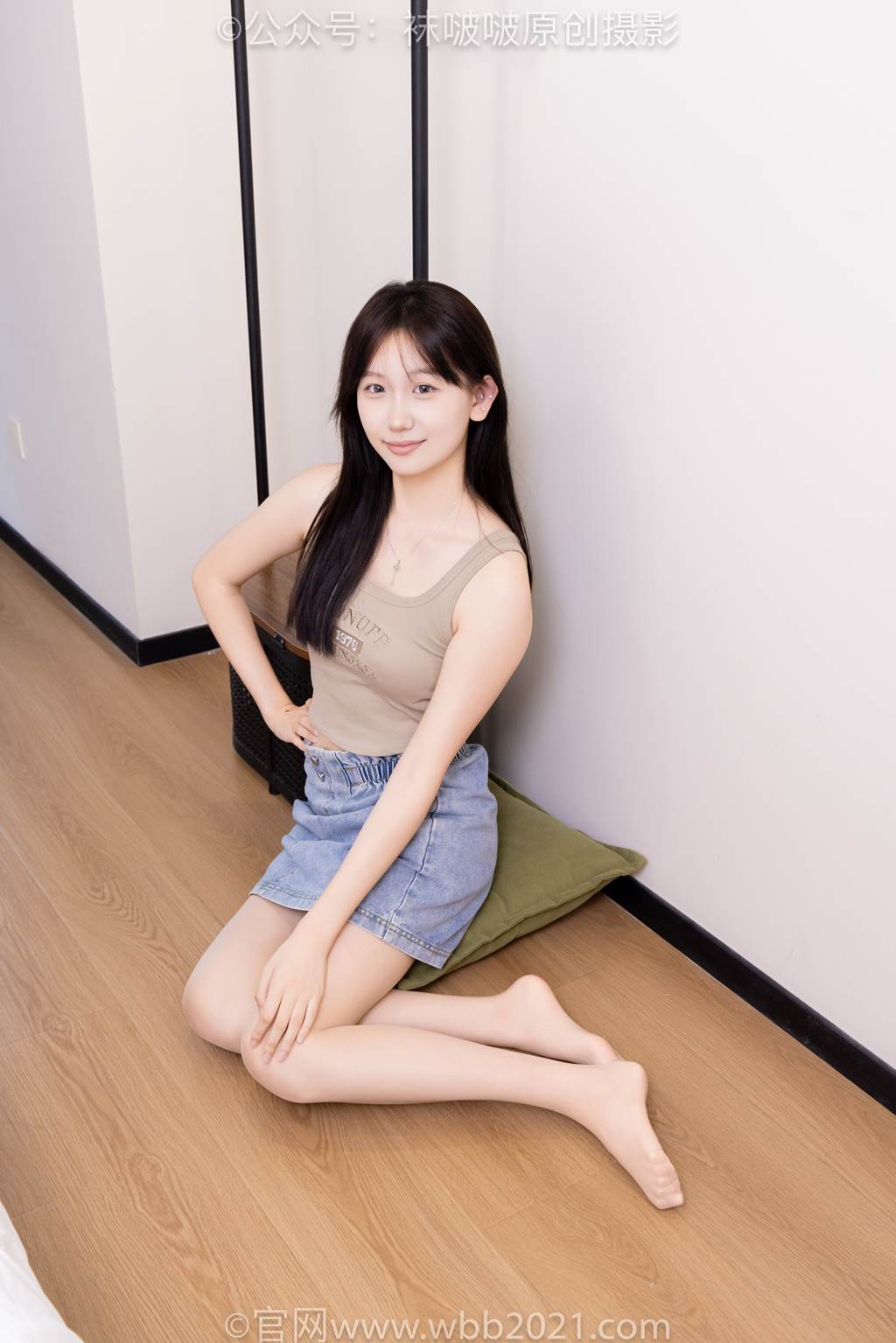 图片[21]-[BoBoSocks袜啵啵]NO.599 香菜-帆布鞋、白棉袜、薄肉丝[111P] – 速更版-美库