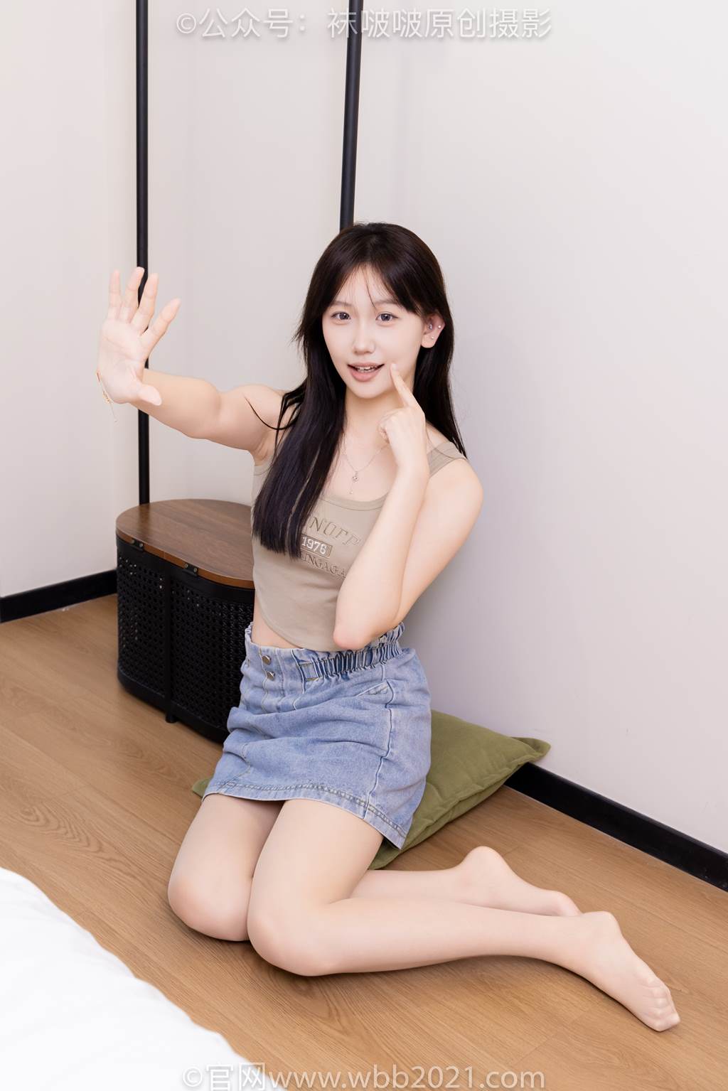 图片[44]-[BoBoSocks袜啵啵]NO.599 香菜-帆布鞋、白棉袜、薄肉丝[111P] – 速更版-美库