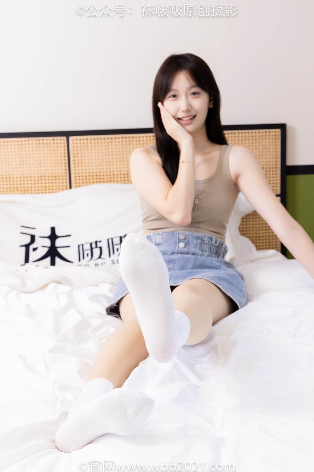 图片[83]-[BoBoSocks袜啵啵]NO.599 香菜-帆布鞋、白棉袜、薄肉丝[111P] – 速更版-美库