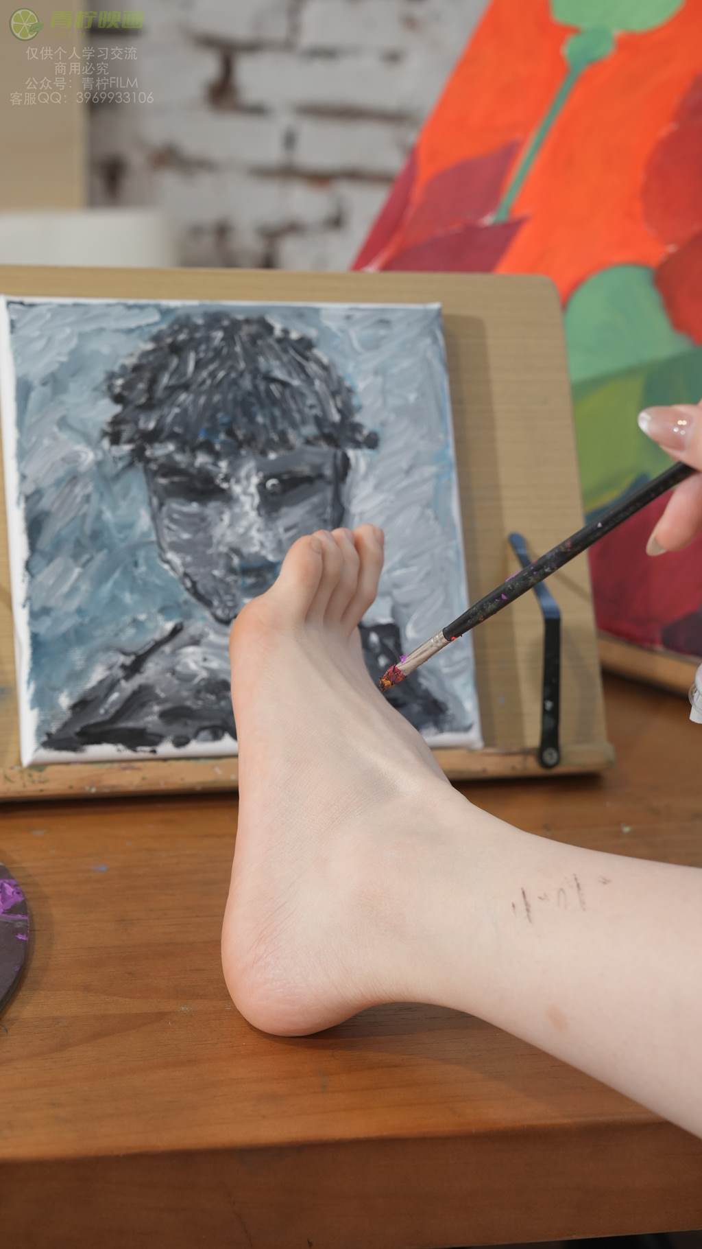 图片[50]-青柠映画 NO.023 – 小小 画室 蓝吊带抹胸[110P] – 速更版-美库