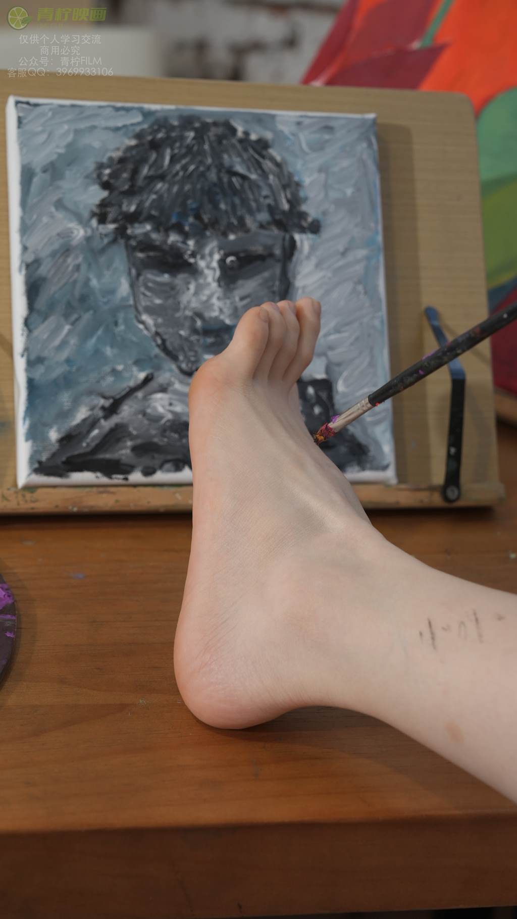 图片[65]-青柠映画 NO.023 – 小小 画室 蓝吊带抹胸[110P] – 速更版-美库