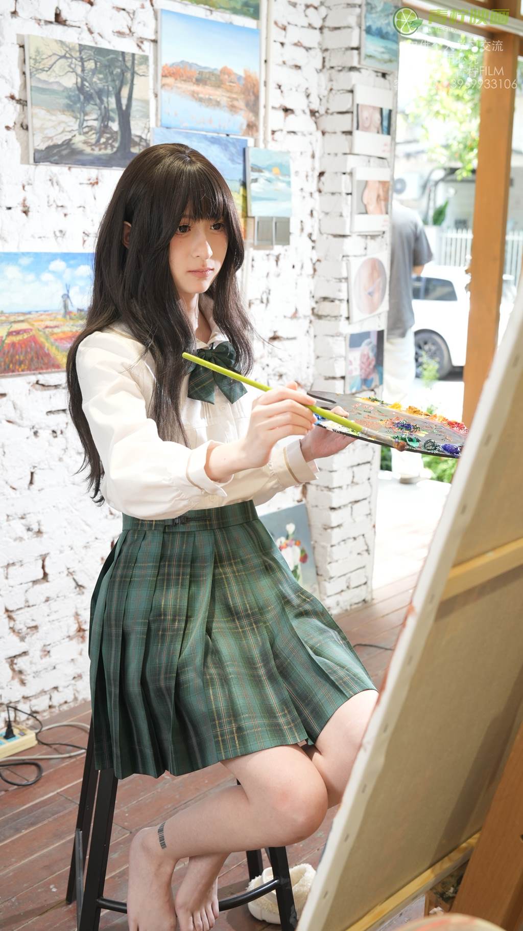 图片[10]-青柠映画 NO.029 – AN 画室JK[129P] – 速更版-美库