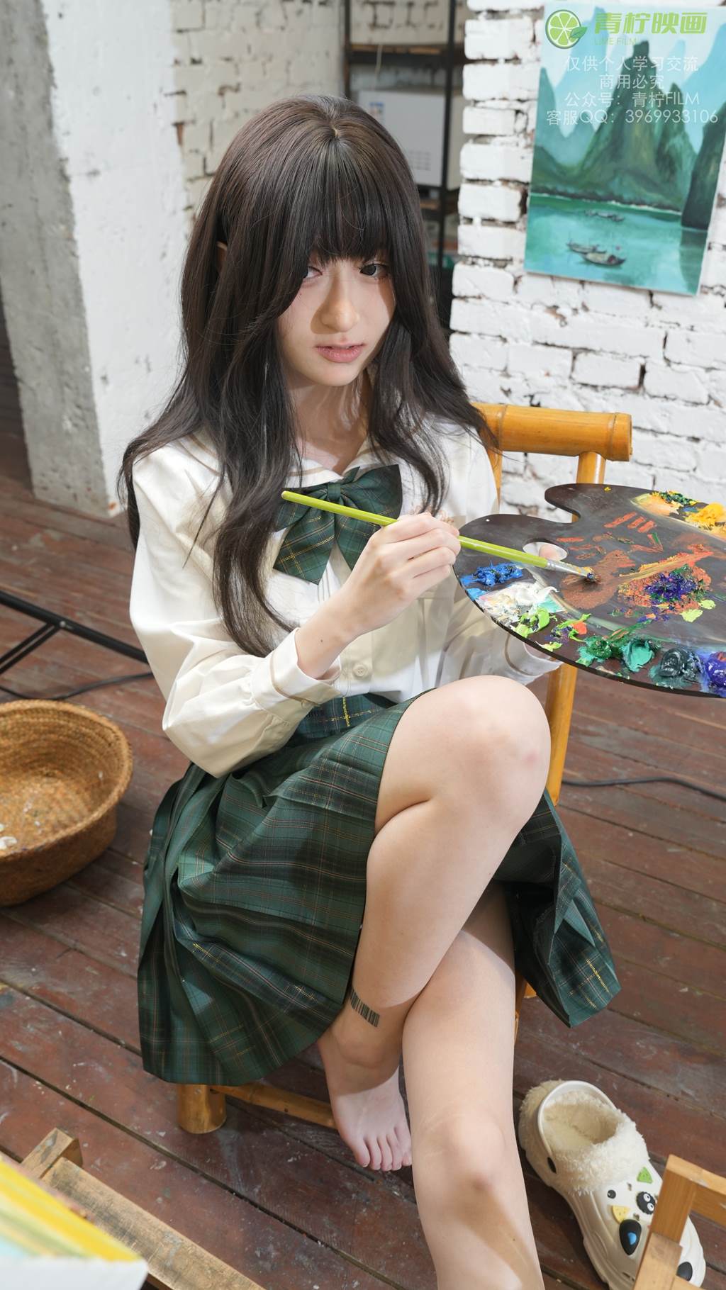 图片[12]-青柠映画 NO.029 – AN 画室JK[129P] – 速更版-美库