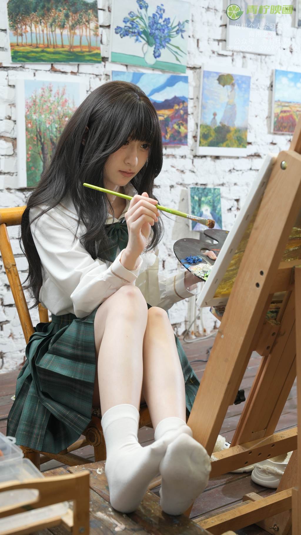 图片[15]-青柠映画 NO.029 – AN 画室JK[129P] – 速更版-美库