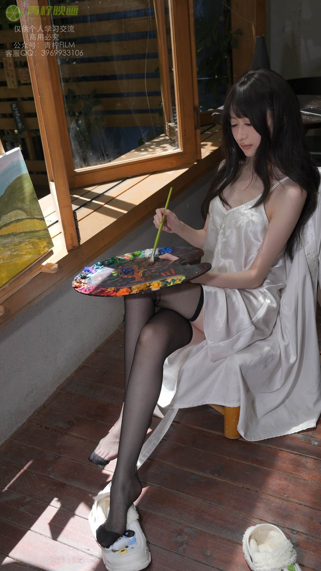 图片[16]-青柠映画 NO.030 – AN 画室睡衣[136P] – 速更版-美库