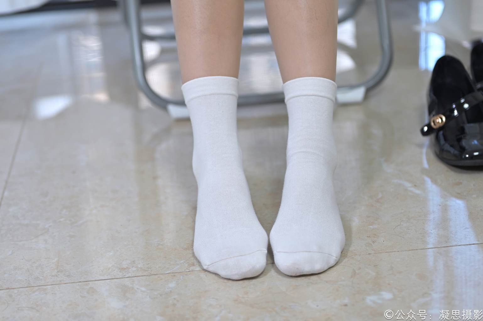 图片[54]-凝思摄影 NO.028 小睿-制服、连裤肉丝、短白袜、小皮鞋[142P] – 速更版-美库