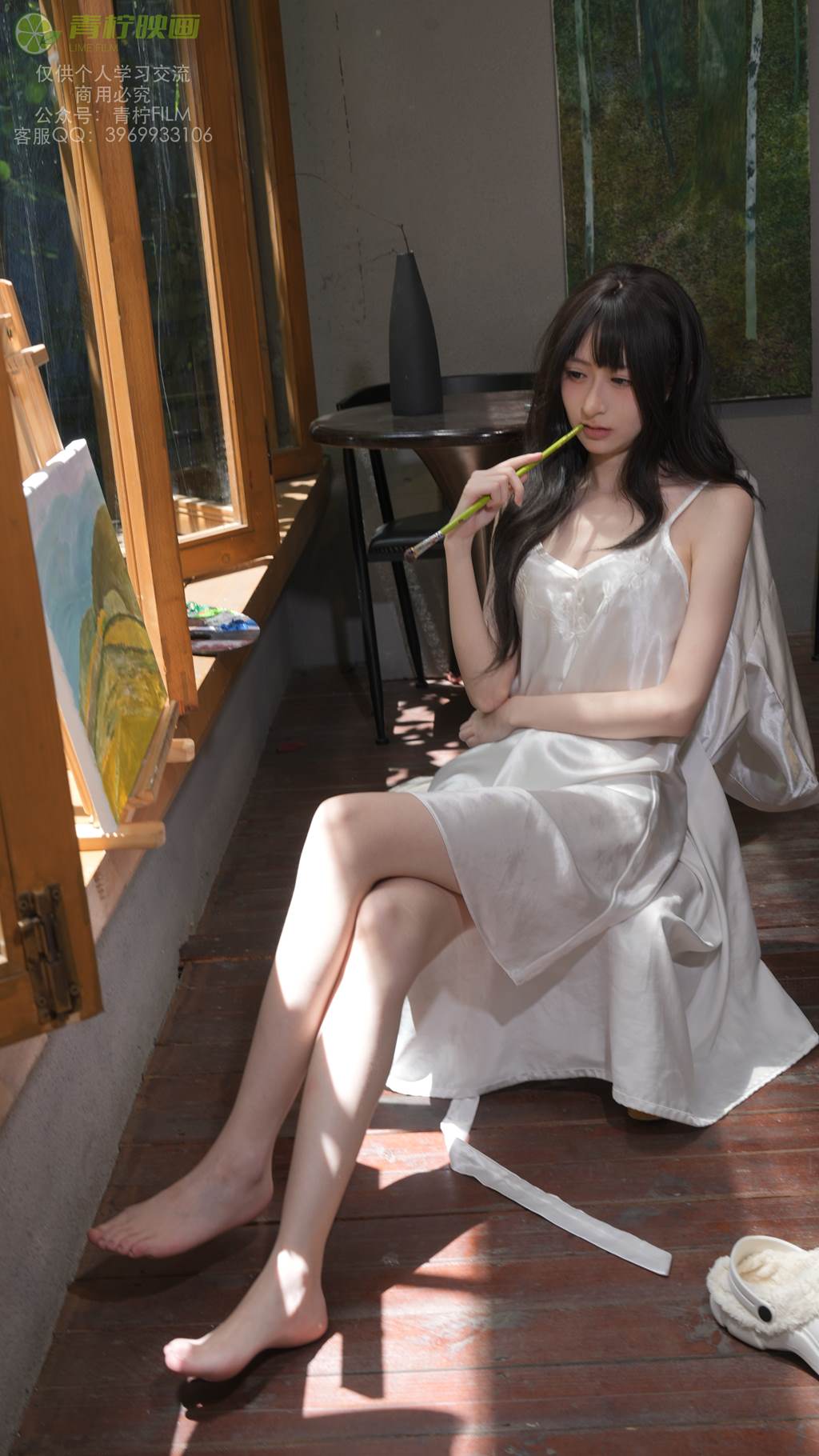 图片[57]-青柠映画 NO.030 – AN 画室睡衣[136P] – 速更版-美库