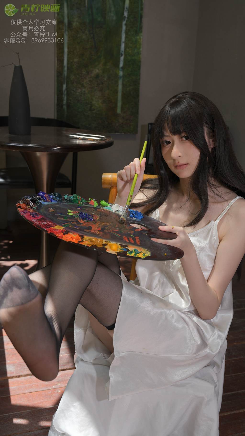 图片[80]-青柠映画 NO.030 – AN 画室睡衣[136P] – 速更版-美库