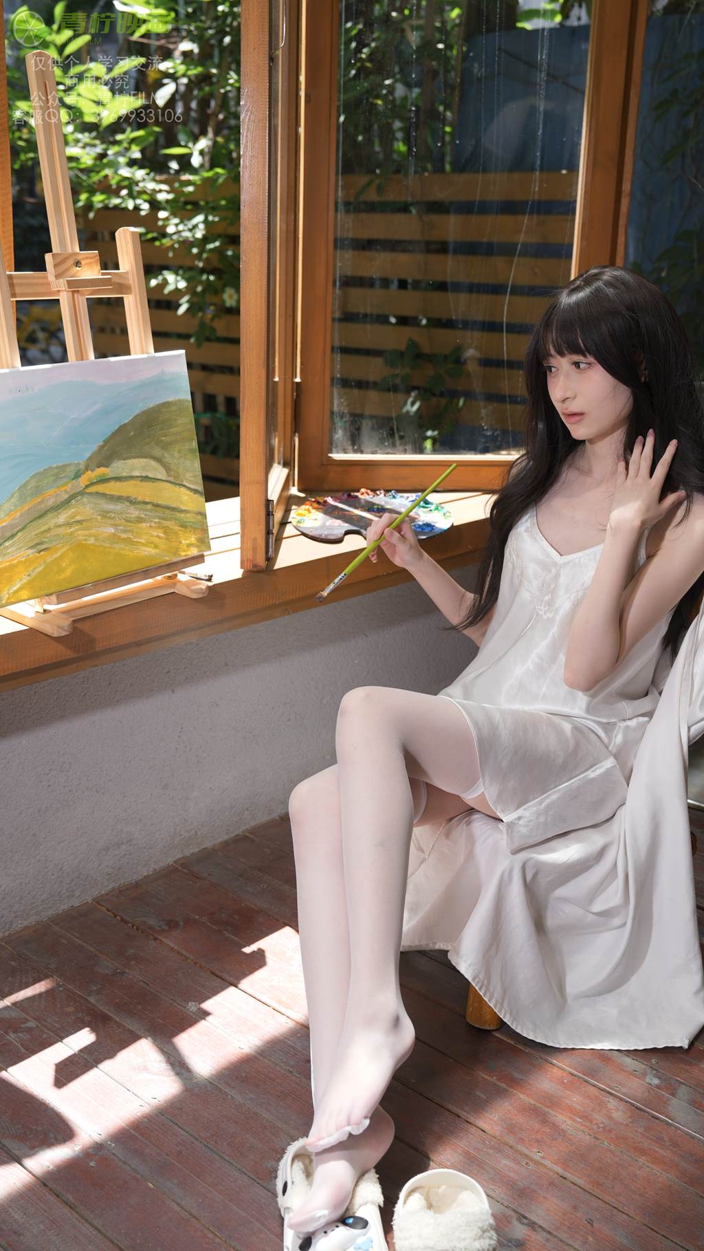 图片[135]-青柠映画 NO.030 – AN 画室睡衣[136P] – 速更版-美库