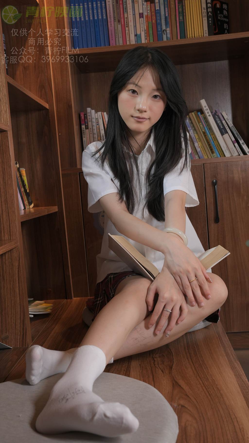 图片[32]-青柠映画 NO.033 – 阿慌 JK书吧[111P] – 速更版-美库