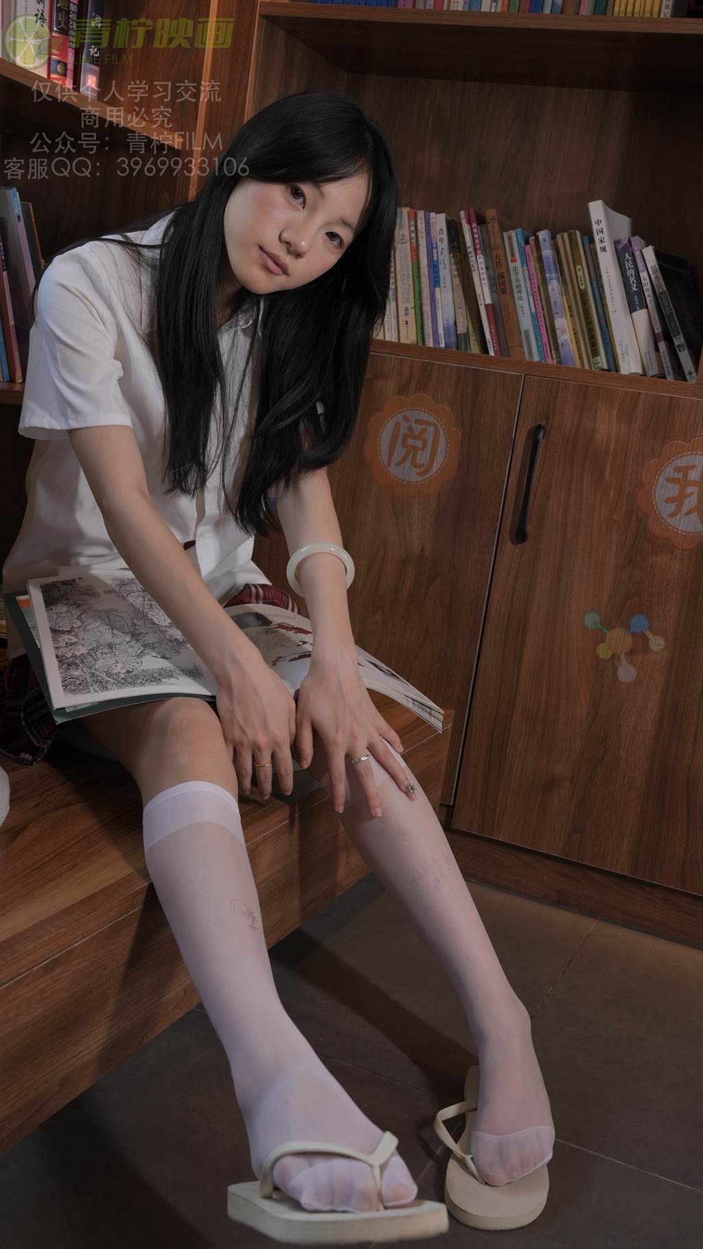 图片[100]-青柠映画 NO.033 – 阿慌 JK书吧[111P] – 速更版-美库