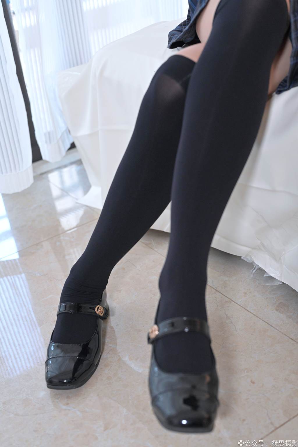 图片[46]-凝思摄影 NO.011 小睿-JK制服、过膝袜、玛丽珍鞋[135P] – 速更版-美库