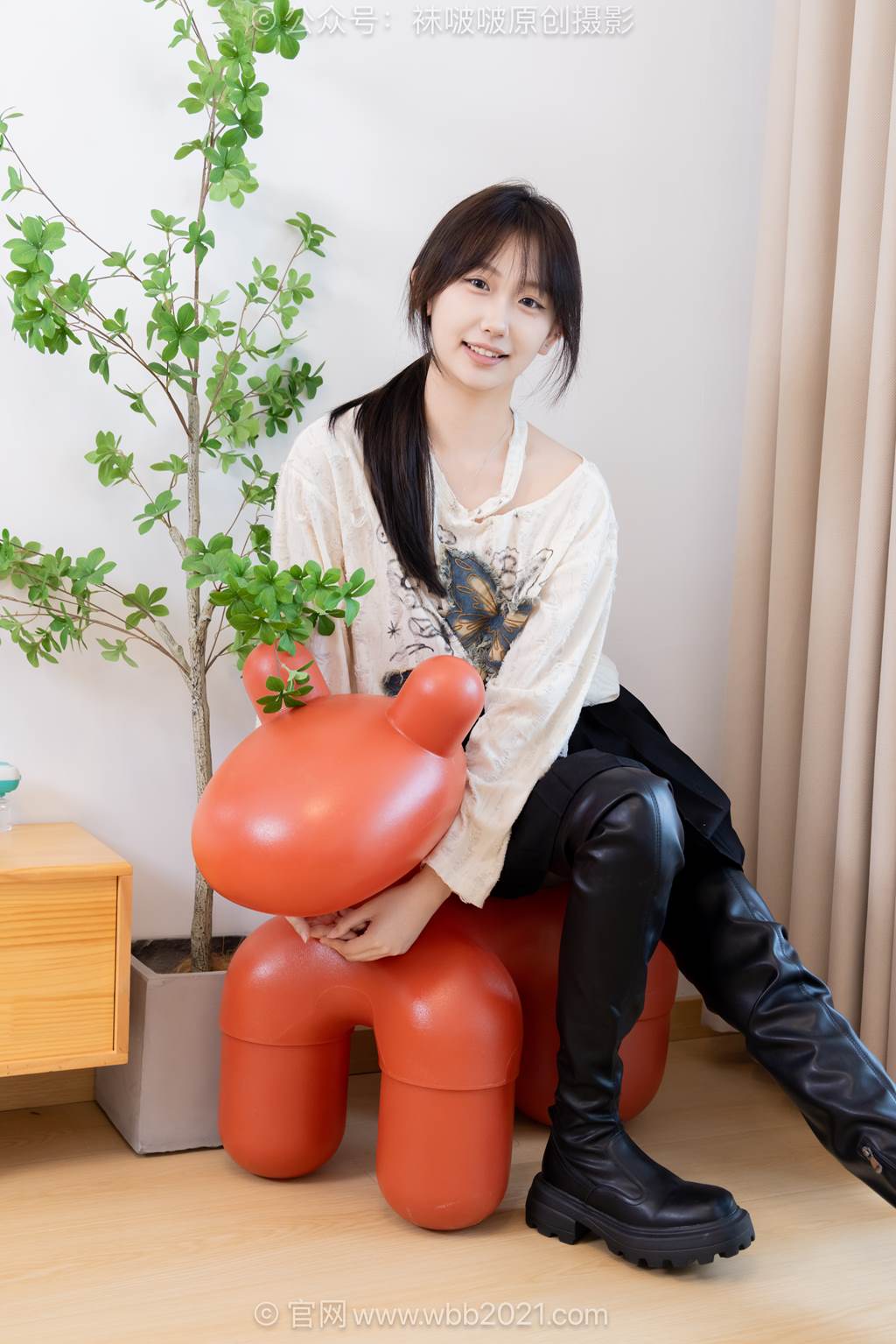 图片[29]-[BoBoSocks袜啵啵]NO.602 香菜-长靴、白棉袜、薄黑丝[144P] – 速更版-美库