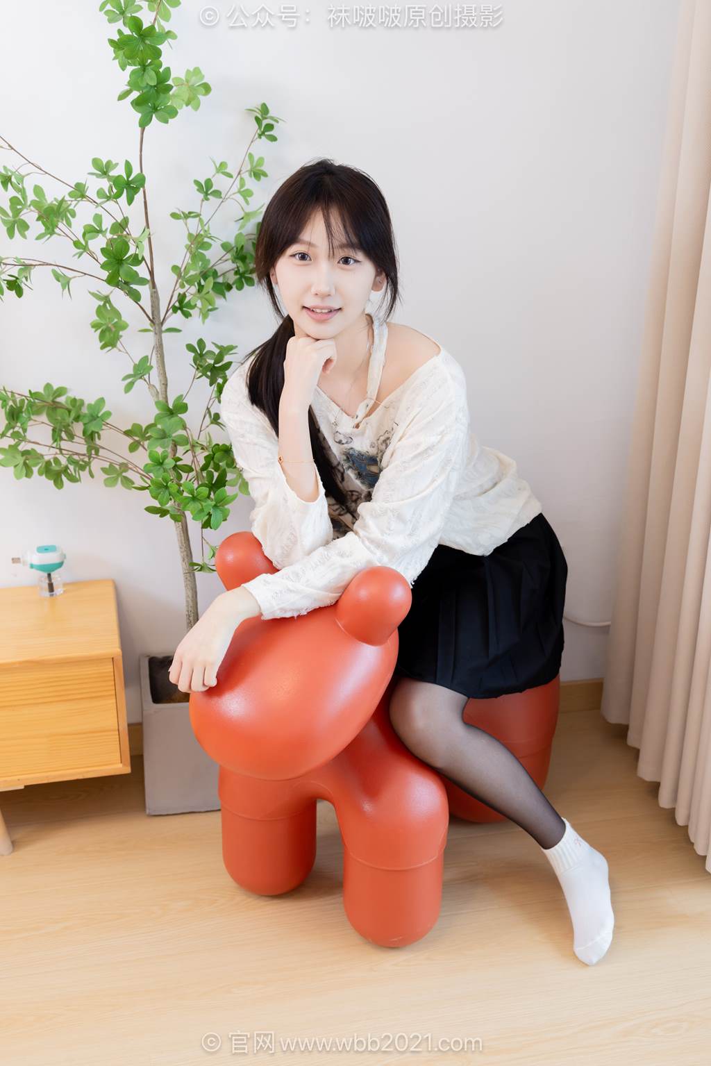 图片[32]-[BoBoSocks袜啵啵]NO.602 香菜-长靴、白棉袜、薄黑丝[144P] – 速更版-美库