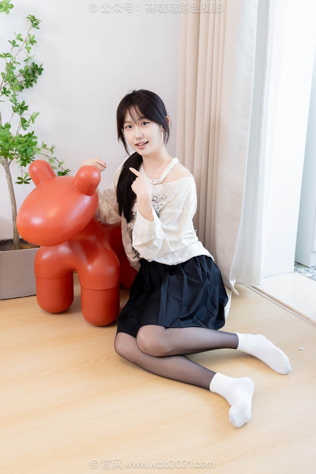 图片[38]-[BoBoSocks袜啵啵]NO.602 香菜-长靴、白棉袜、薄黑丝[144P] – 速更版-美库