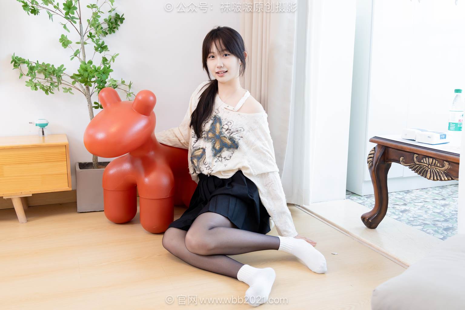 图片[42]-[BoBoSocks袜啵啵]NO.602 香菜-长靴、白棉袜、薄黑丝[144P] – 速更版-美库