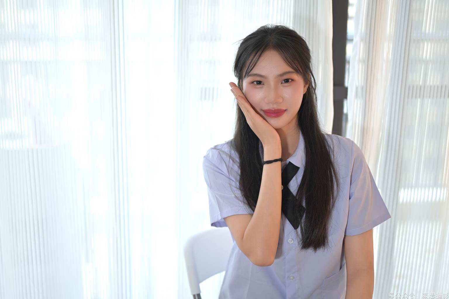 图片[156]-凝思摄影 NO.012 德美-泰国制服、短白袜、运动鞋[160P] – 速更版-美库