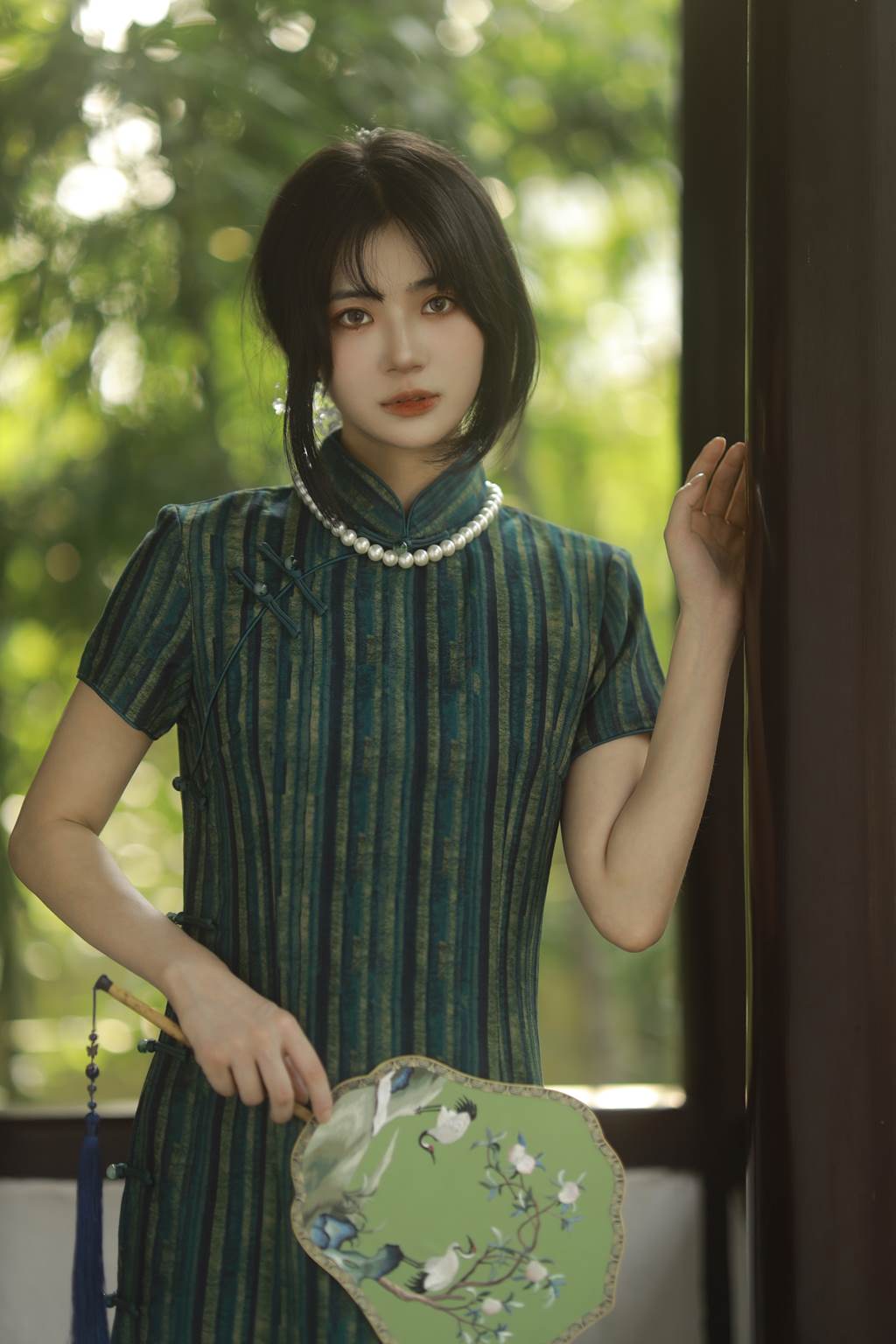 图片[10]-[YITUYU艺图语]2022.11.05 绿意旗袍 Elikaka[35+1P] – 速更版-美库