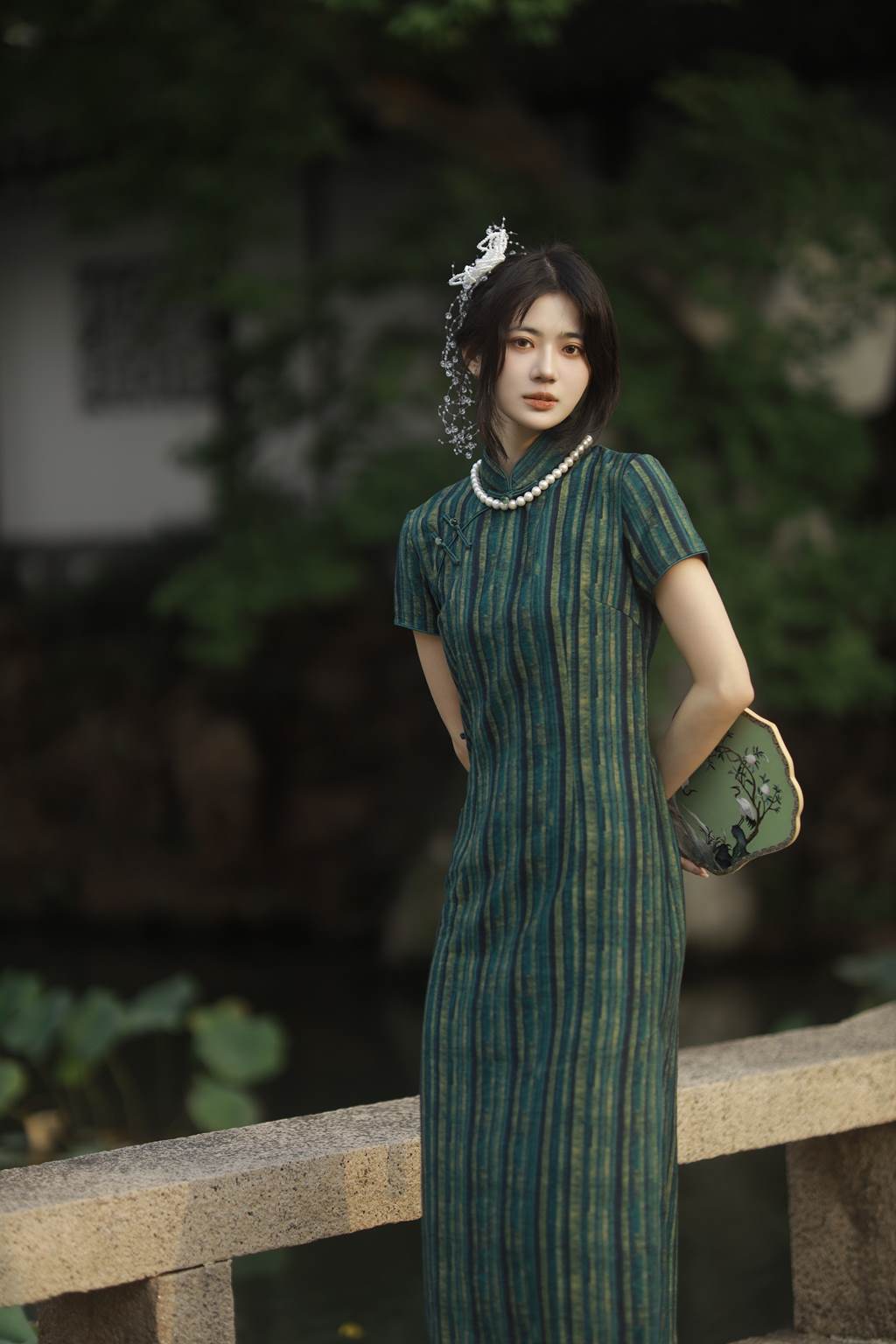 图片[19]-[YITUYU艺图语]2022.11.05 绿意旗袍 Elikaka[35+1P] – 速更版-美库