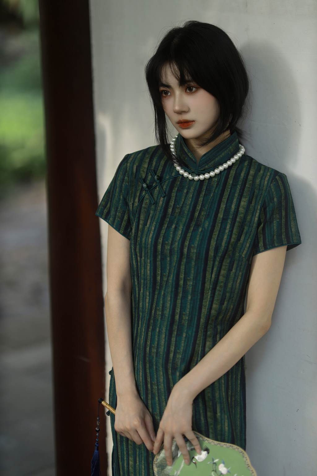 图片[24]-[YITUYU艺图语]2022.11.05 绿意旗袍 Elikaka[35+1P] – 速更版-美库