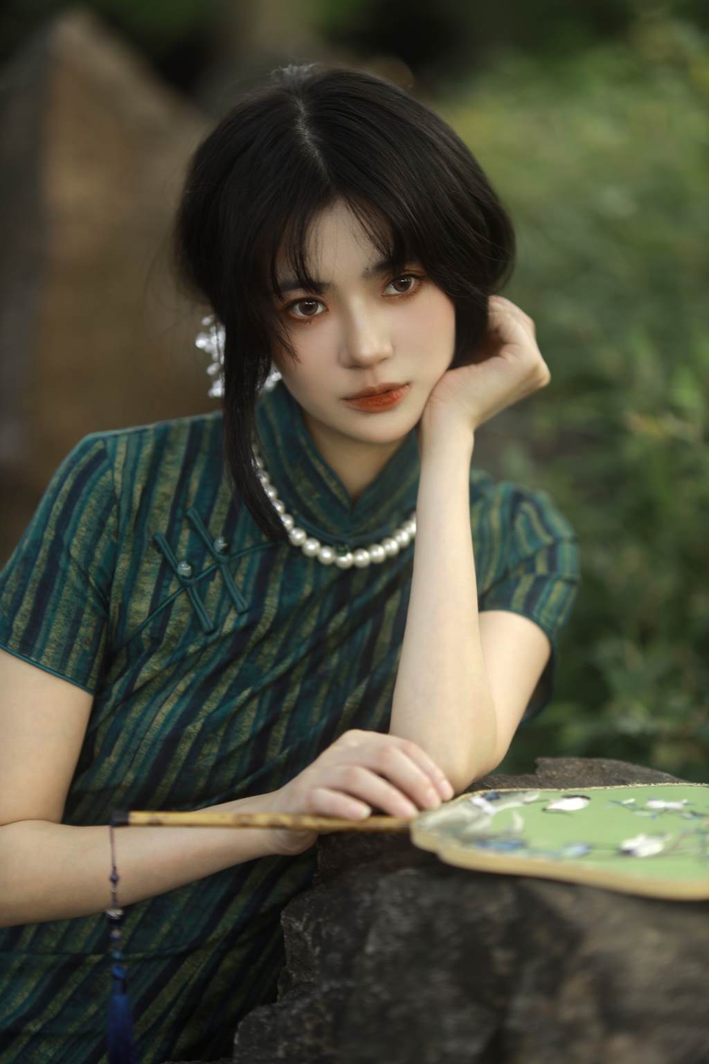 图片[36]-[YITUYU艺图语]2022.11.05 绿意旗袍 Elikaka[35+1P] – 速更版-美库