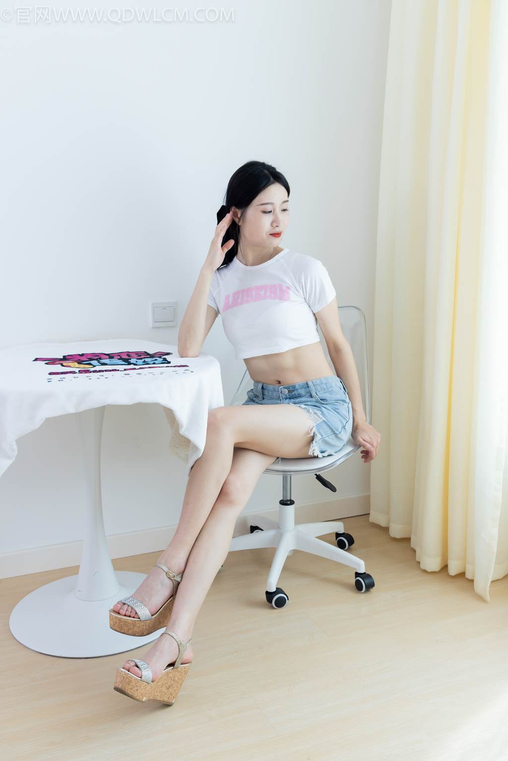 图片[58]-物恋传媒 NO.2492 绒绒-高跟凉鞋、薄白丝、裸足[167P] – 速更版-美库