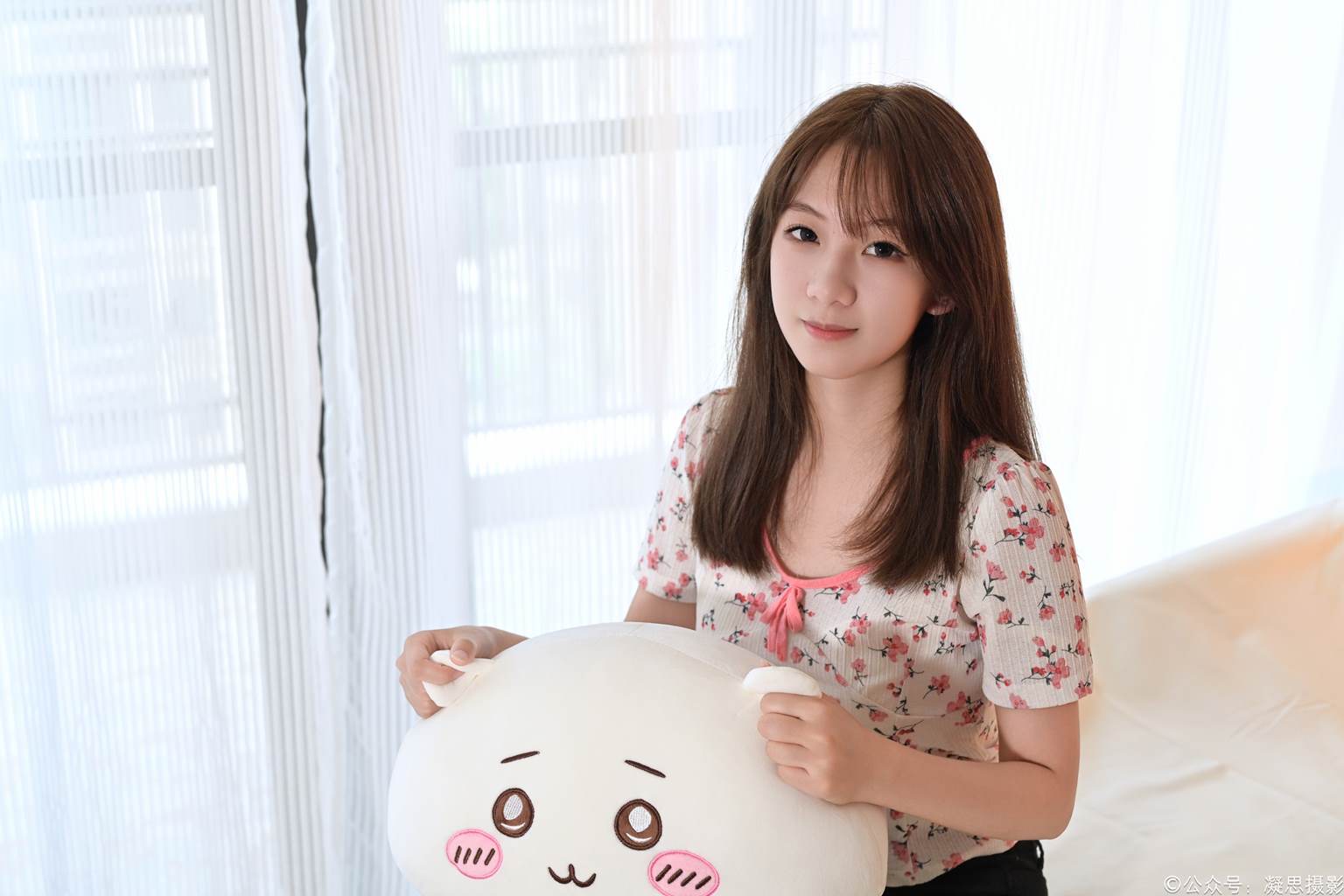 图片[13]-凝思摄影 NO.013 铃铃-T恤、短白袜、平底鞋[139P] – 速更版-美库